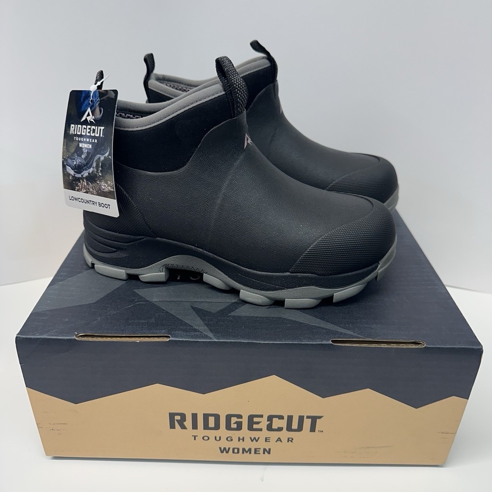 Ridgecut Lowcountry Boots,‎ Black, Women's Size 6 RC215WM